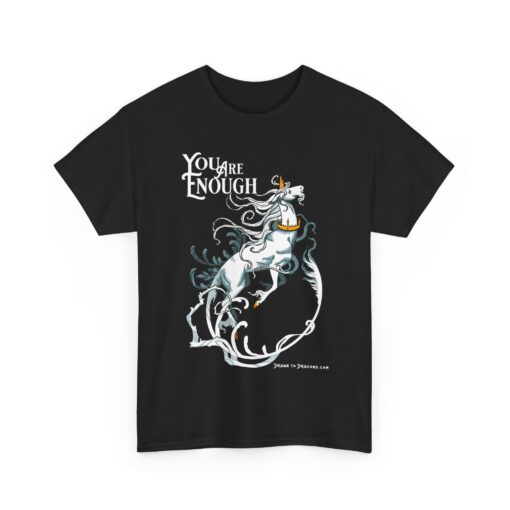 You are enough - Unisex Heavy Cotton Tee - Image 4