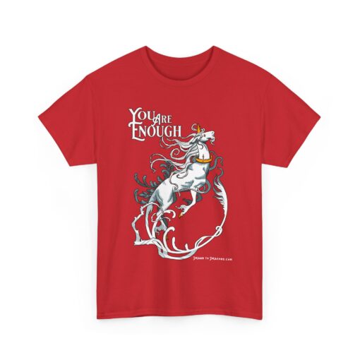 You are enough - Unisex Heavy Cotton Tee - Image 11